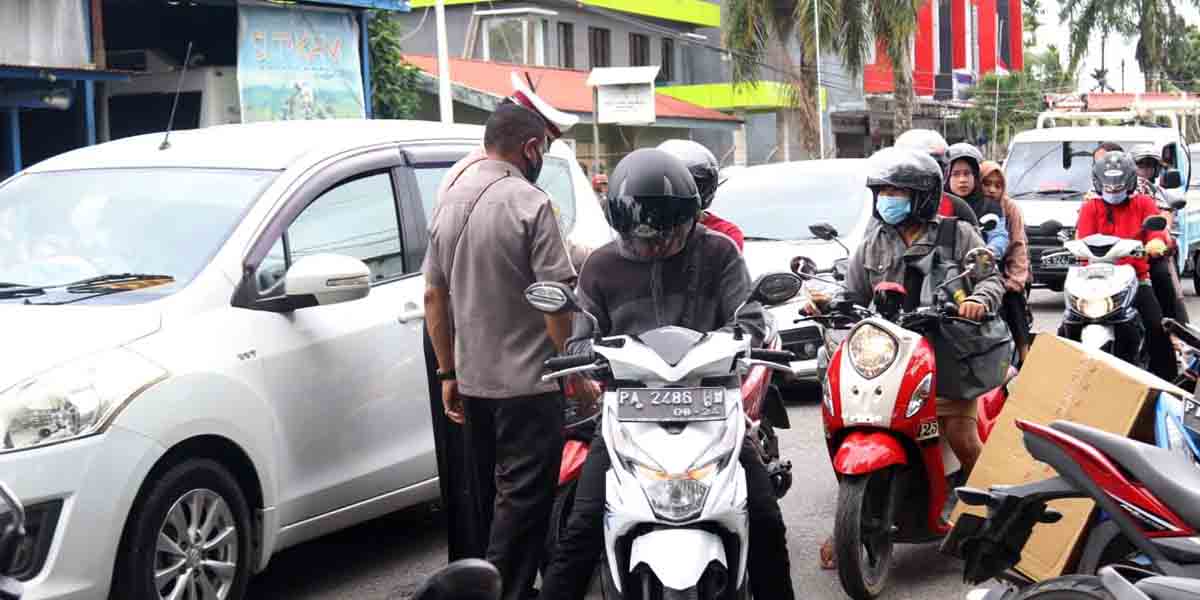 Kepadatan di Jalan Budi Utomo. Foto: Dok/Papua60detik